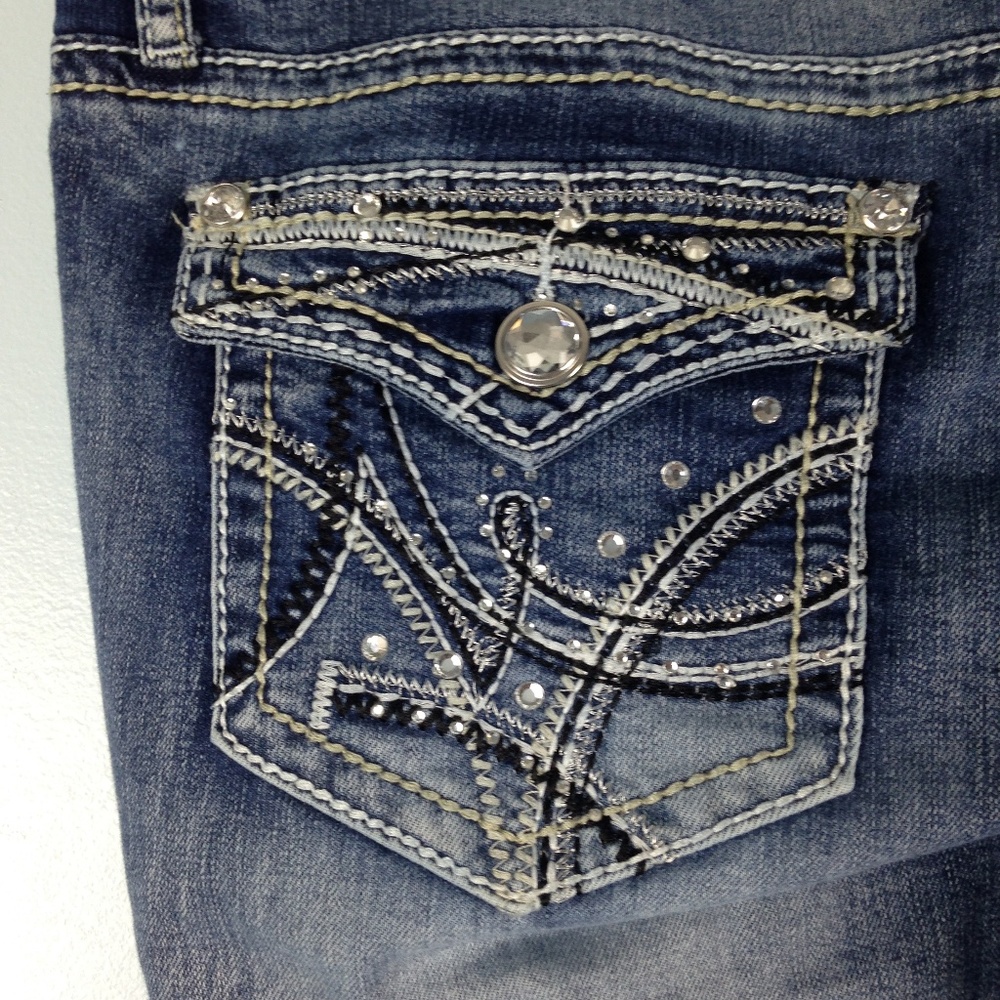 APT 9 Women's BootCut Denim Blue Jeans Size 14